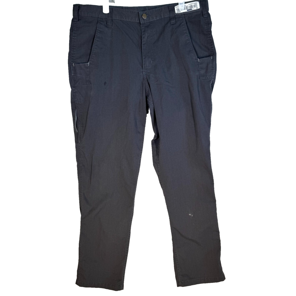 Carhartt 74533-33 Pants Men’s 34x32 Gray Ripstop Relaxed Fit Workwear